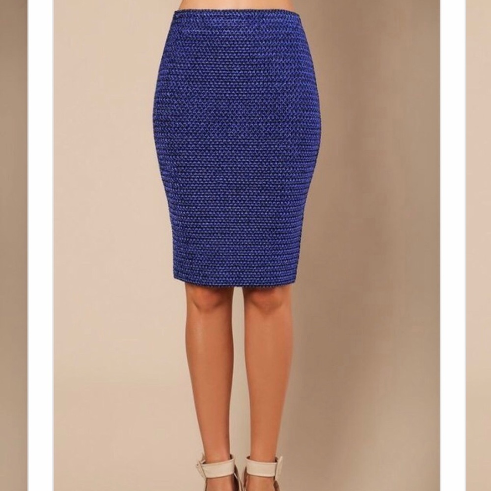 WOW Couture | Royal blue combo pencil skirt​